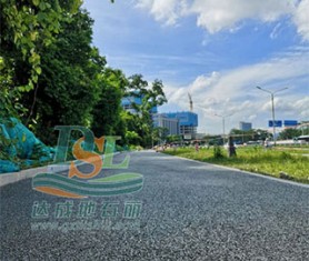 深圳沙河西路快速化改造工程透水地坪项目