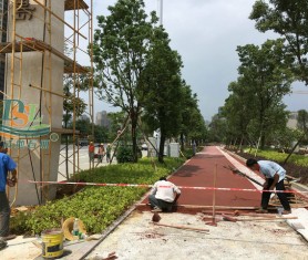 惠州泰丰千花岛生态透水混凝土项目