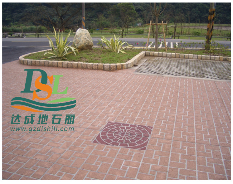 3d立体纸模彩绘地坪，彩绘石艺术地坪，市政路面防滑地坪