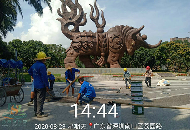 透水胶粘石